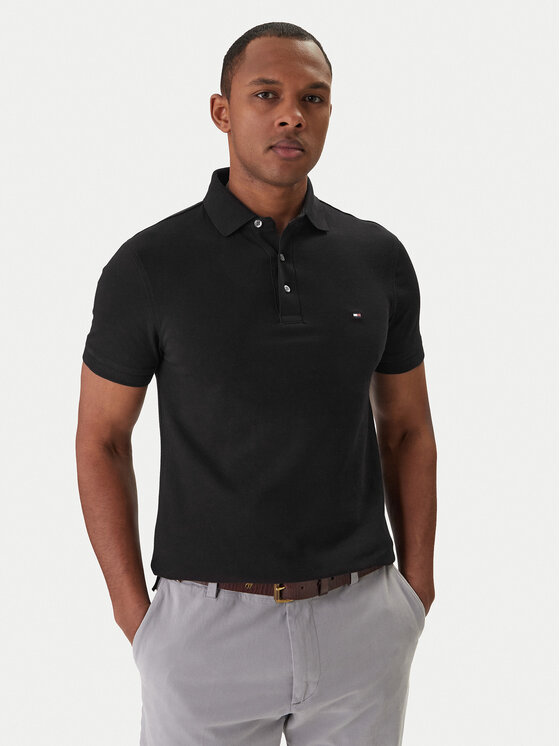 Tommy Hilfiger Tommy Hilfiger Polo 1985 MW0MW17771 Negro Slim Fit