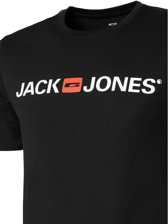 Jack & Jones Jack & Jones Футболка Jjecorp Logo 12137126 Чорний Slim Fit