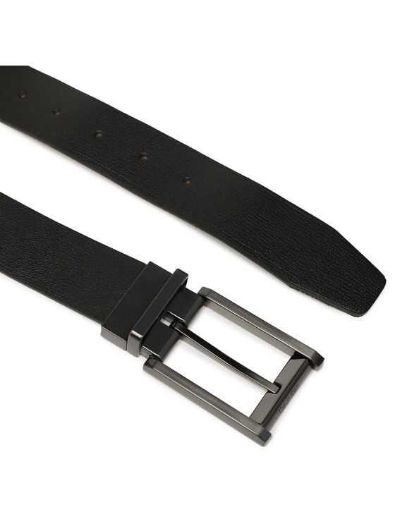 Calvin Klein Cintura da uomo Calvin Klein Adj/Rev Faceted Lux 35Mm K50K510647 Nero