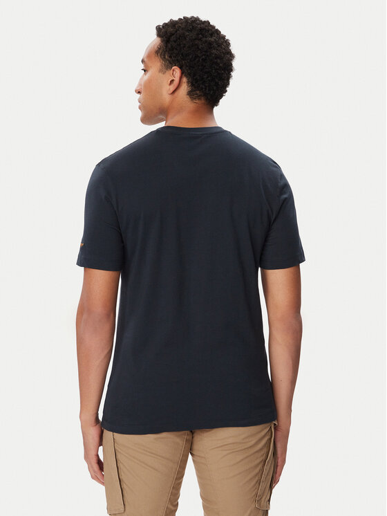 Aeronautica Militare Aeronautica Militare Camiseta 262TS2585UJ00750 Azul marino Regular Fit