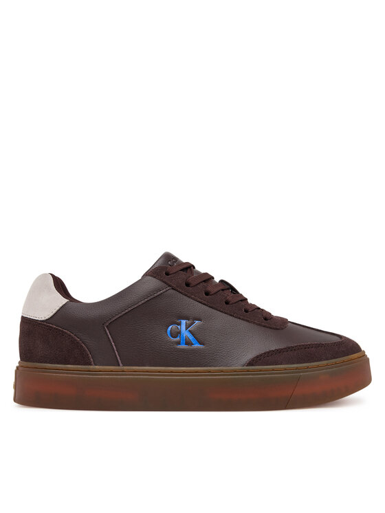 Calvin Klein Zapatillas Calvin Klein Classic Cupsole Laceup Wt Mix YM0YM01429 Marrón