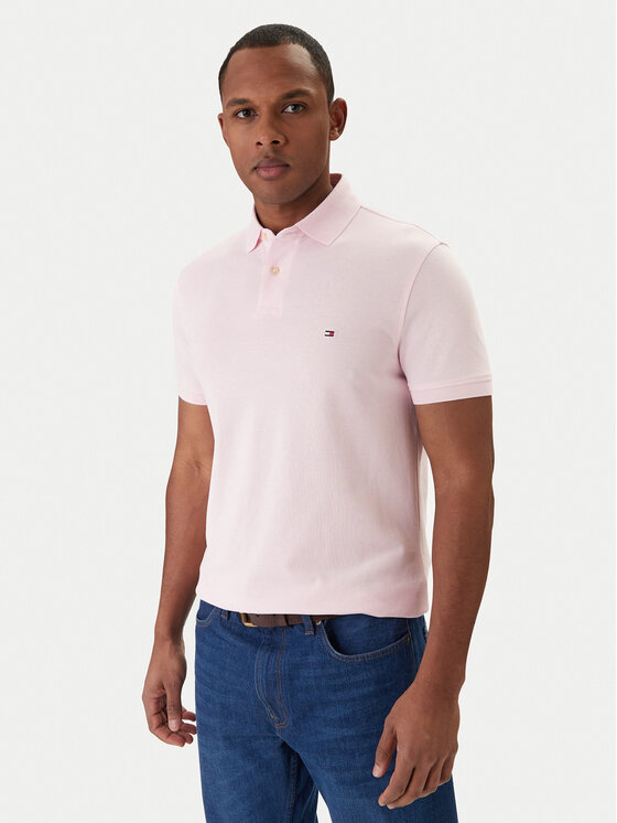 Tommy Hilfiger Tommy Hilfiger Polo majica 1985 MW0MW17770 Roza Regular Fit