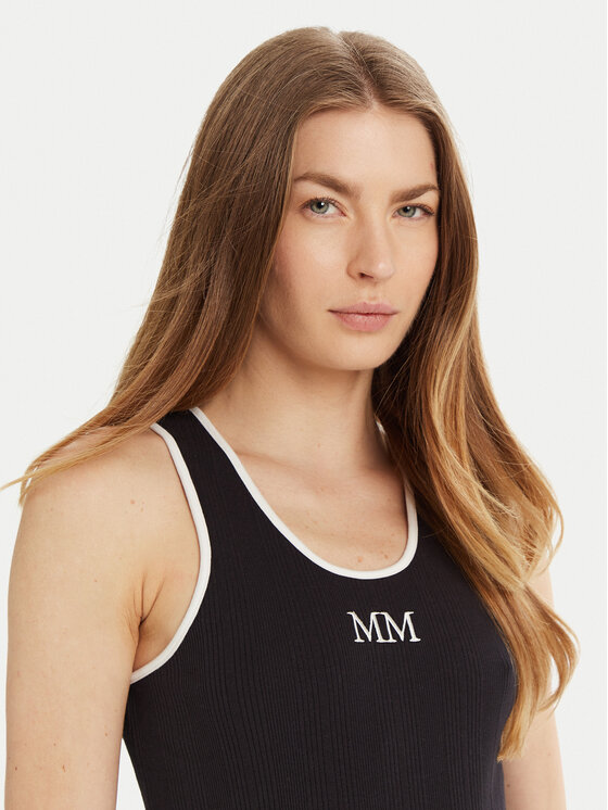 Max Mara Leisure Max Mara Leisure Топ Sax 2516941027 Cиній Slim Fit