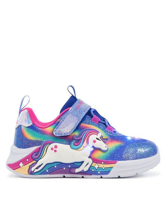 Skechers Снікерcи Skechers S-Lights: Unicorn Chaser 302298N/BLMT Голубий