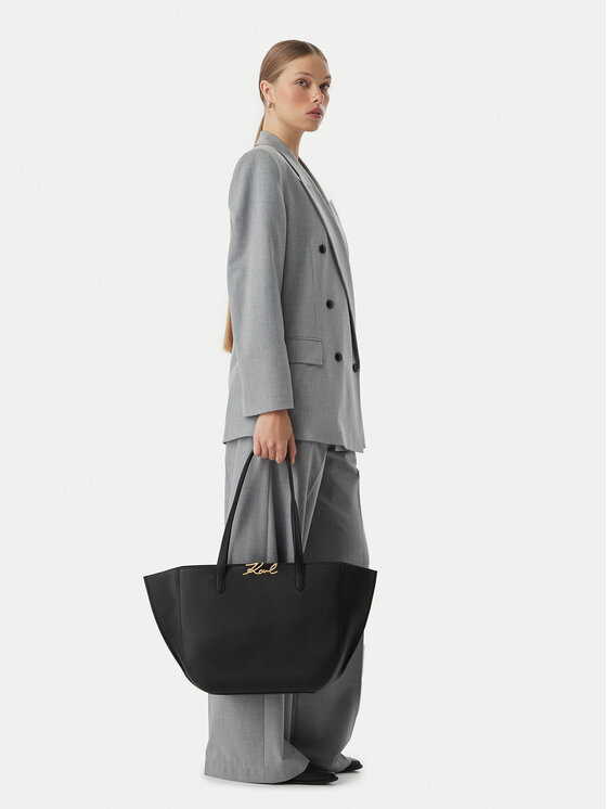KARL LAGERFELD Kabelka KARL LAGERFELD B3W30019 Černá