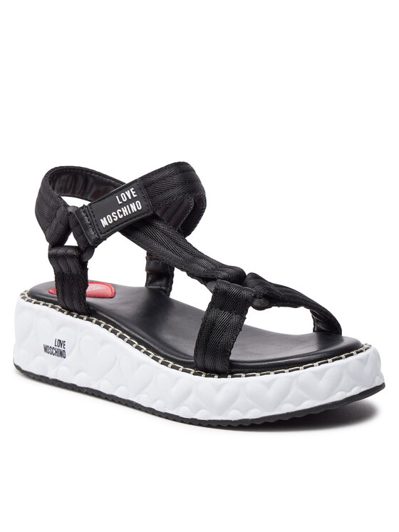 LOVE MOSCHINO Сандали LOVE MOSCHINO JA16365I0IIX5000 Черен