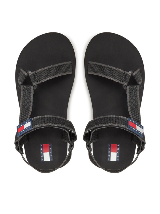 Tommy Jeans Sandale Tommy Jeans Tjm Casual Sandal EM0EM01563 Crna