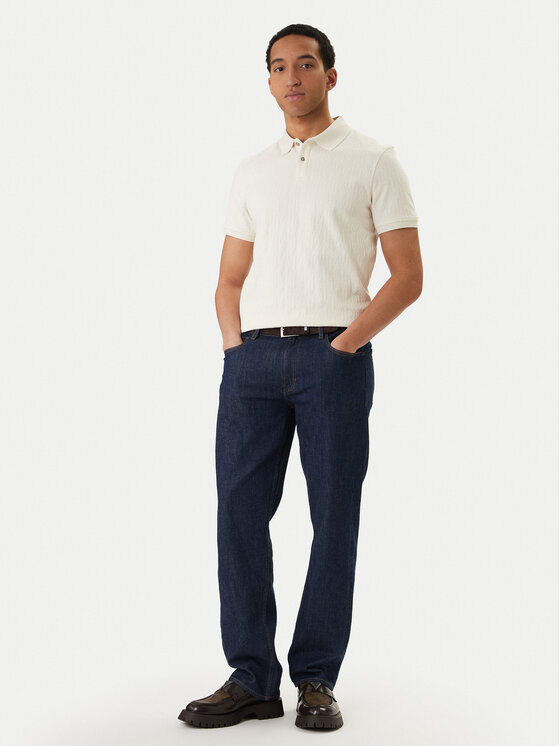 Guess Guess Polo M6RP05 KD181 Écru Regular Fit