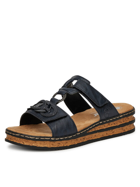 Rieker Nazouváky Rieker 62936-14 Tmavomodrá