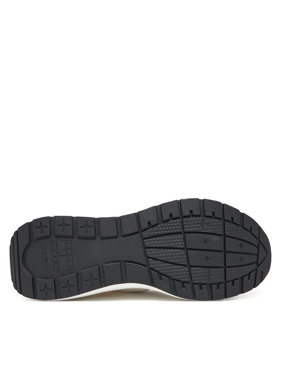 Tommy Jeans Sneakersy Tommy Jeans Tjm Runner Knitted EM0EM01580 Écru