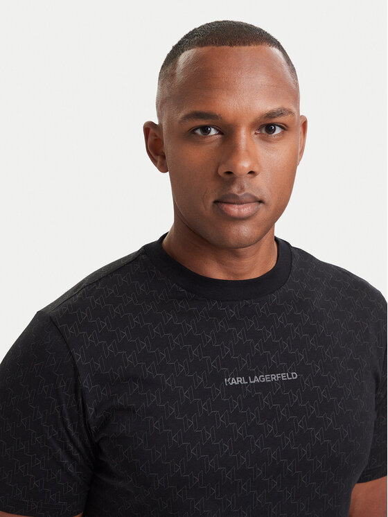 KARL LAGERFELD KARL LAGERFELD Camiseta 755070 564251 Negro Regular Fit
