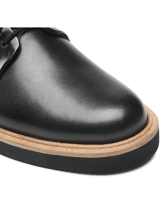 Clarks Cipele Clarks Baille Stitch 261631164 Crna