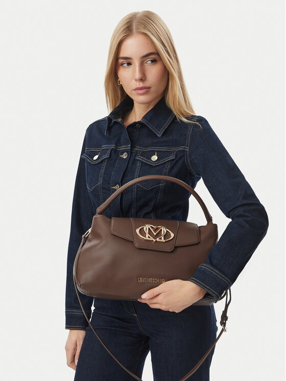 LOVE MOSCHINO Torebka LOVE MOSCHINO JC4209PP0PKB0313 Brązowy ciemny