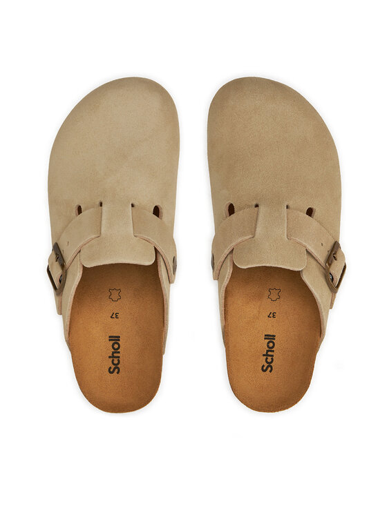 Scholl Чехли Scholl Fae F30058 Бежов
