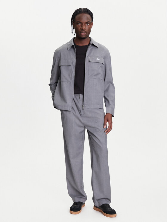 Kappa Kappa Stoffhose 62131TW Grau Regular Fit