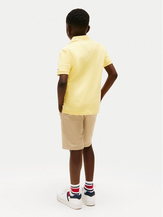 Tommy Hilfiger Tommy Hilfiger Polo Flag KB0KB09714 Žuta Regular Fit