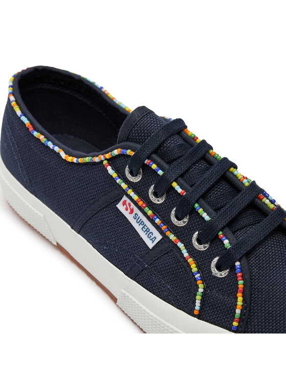 Superga Teniszcipő Superga Multicolor Beads 2750 S31352W Sötétkék