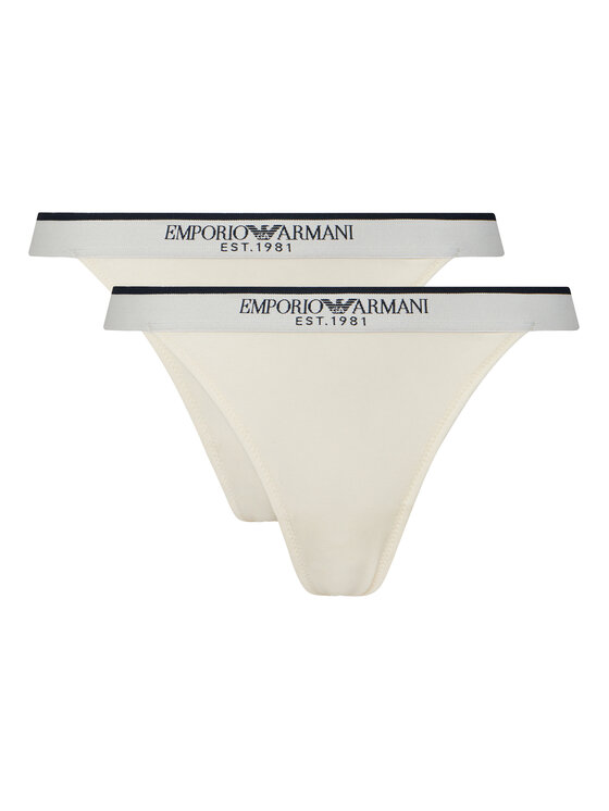 Emporio Armani Underwear Emporio Armani Underwear Conjunto de tangas EW000405 AF27298 U1131 Blanco