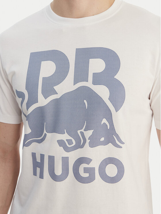 HUGO HUGO Camiseta Dlix_RB 50559696 Blanco Regular Fit