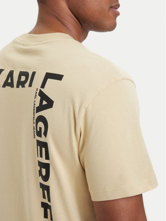 Karl Lagerfeld Jeans Karl Lagerfeld Jeans Camiseta B2M17090 Caqui Relaxed Fit