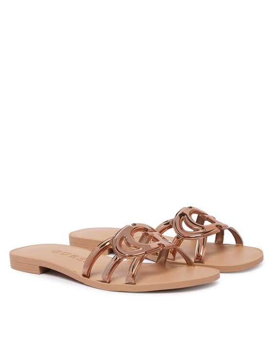 Guess Шльопанці Guess FLJHO2 ELE03 Мідний