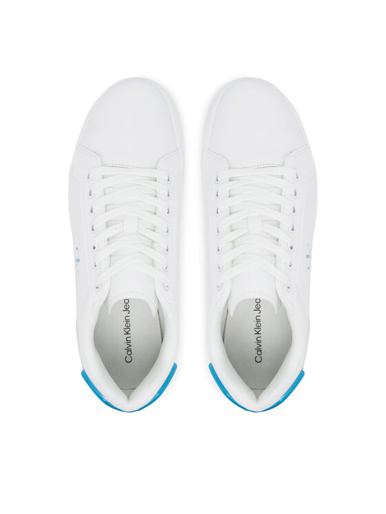 Calvin Klein Jeans Zapatillas Calvin Klein Jeans Classic Cupsole Ru Patch Lth Wn YW0YW01845 Blanco