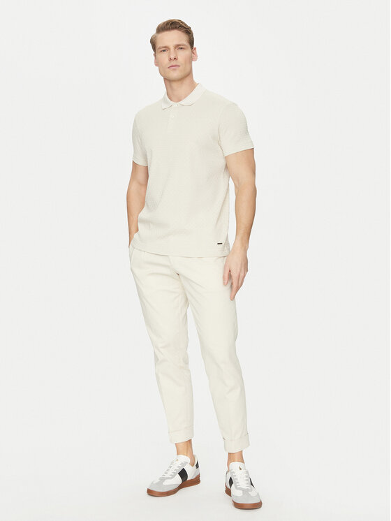 JOOP! JOOP! Поло 10018924 30044673 Бежевий Regular Fit