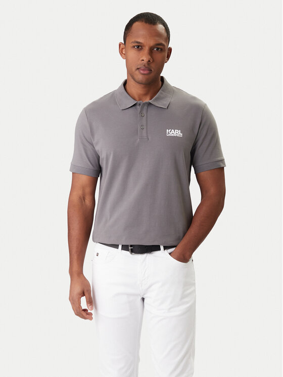 KARL LAGERFELD KARL LAGERFELD Polo 745780 561235 Gris Regular Fit
