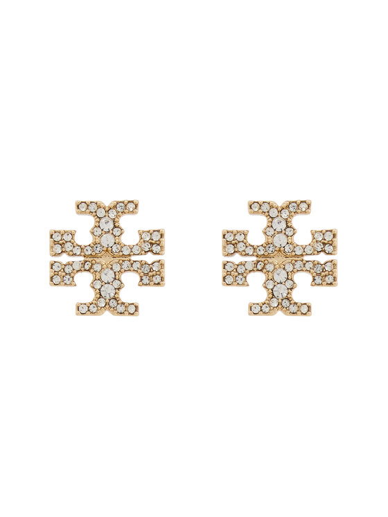 Tory Burch Сережки Tory Burch Kira Pave Stud 158535 Золотий