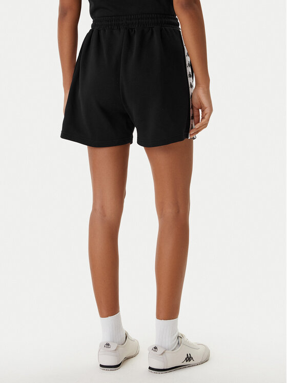 Kappa Kappa Pantalones cortos deportivos Banda Ivissa 361R6NW Negro Regular Fit