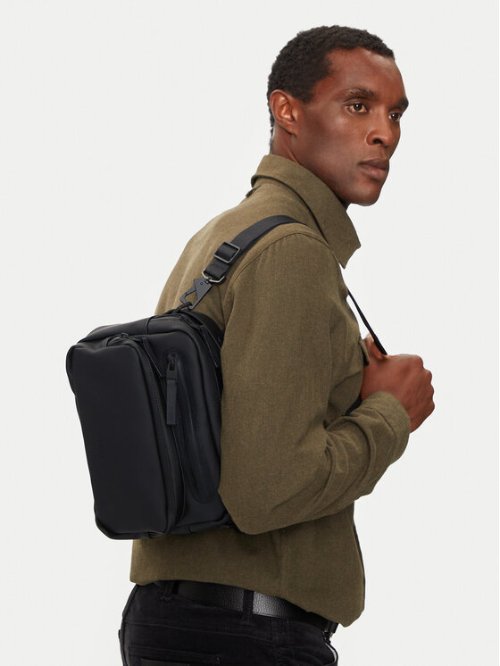 Rains Maža rankinė Rains Cargo Box Bag W3 14110 Juoda