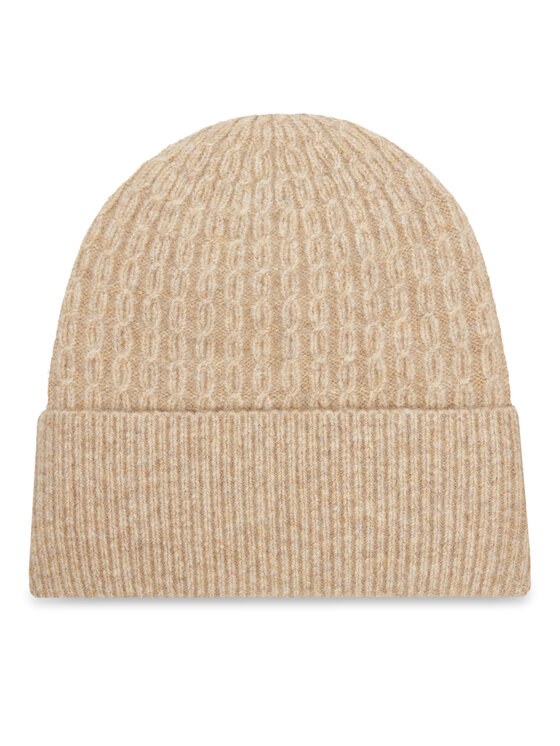 Tommy Hilfiger Čepice Tommy Hilfiger Th Cable Enamel Flag AW0AW17776 Hnědá