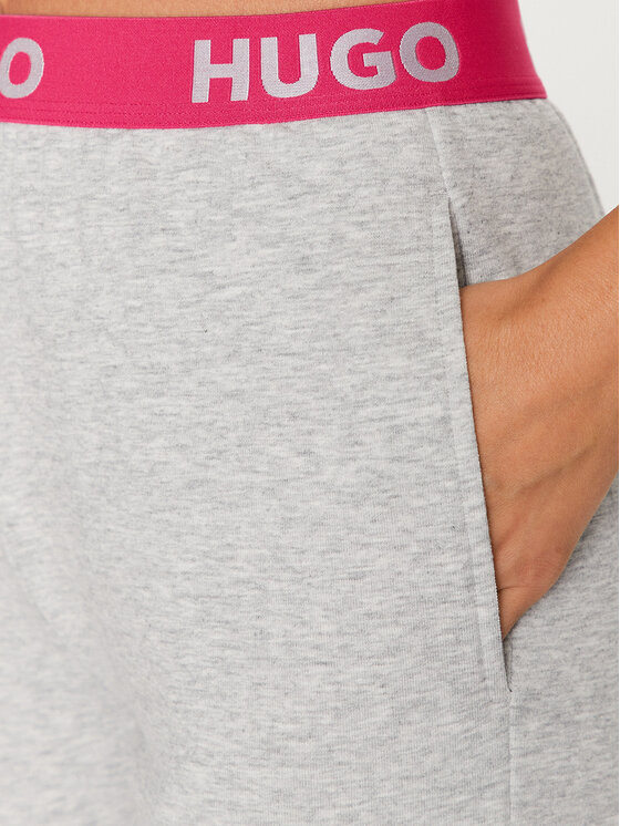 HUGO Hugo Pižamos kelnės Sporty Logo 50490598 Pilka Regular Fit