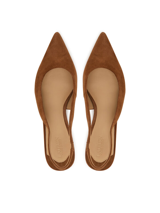 LAUREN RALPH LAUREN Czółenka LAUREN RALPH LAUREN Lolah II 802959263008 Brązowy