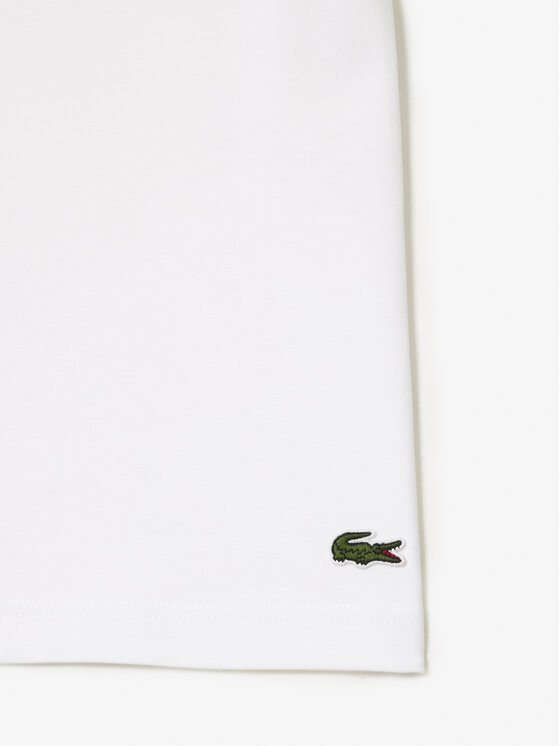 Lacoste Lacoste Majica TH1285 Bela Regular Fit
