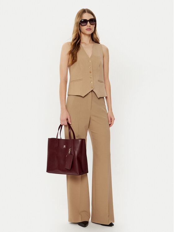 Tommy Hilfiger Дамска чанта Tommy Hilfiger AW0AW17335 Бордо