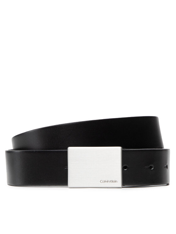 Calvin Klein Férfi öv Calvin Klein Formal Plaque Belt 3.5cm K50K504309 Fekete