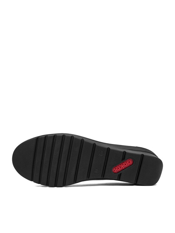Rieker Półbuty Rieker CEO-L5362-00 Czarny