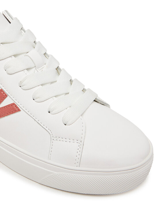 DKNY Sneakersy DKNY Abeni Lace Up Sneaker K1300916 Biela