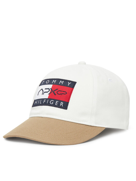 Tommy Hilfiger Καπέλο Jockey Tommy Hilfiger F1 Movie AM0AM13966 Λευκό