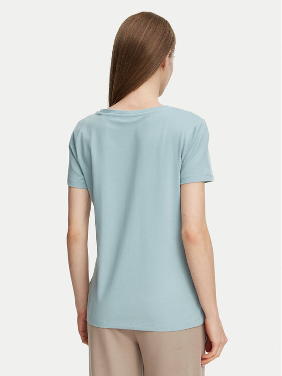 Guess Guess Camiseta V6BI19 K6749 Turquesa Regular Fit