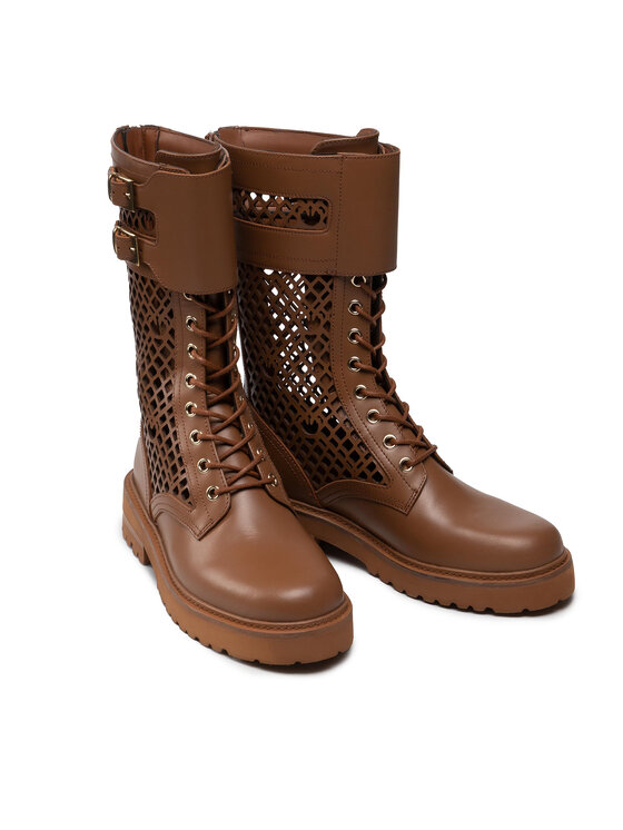 PINKO Auliniai batai PINKO Noemi Stivale PE 22 BLKS1 1H212D Y87W Ruda