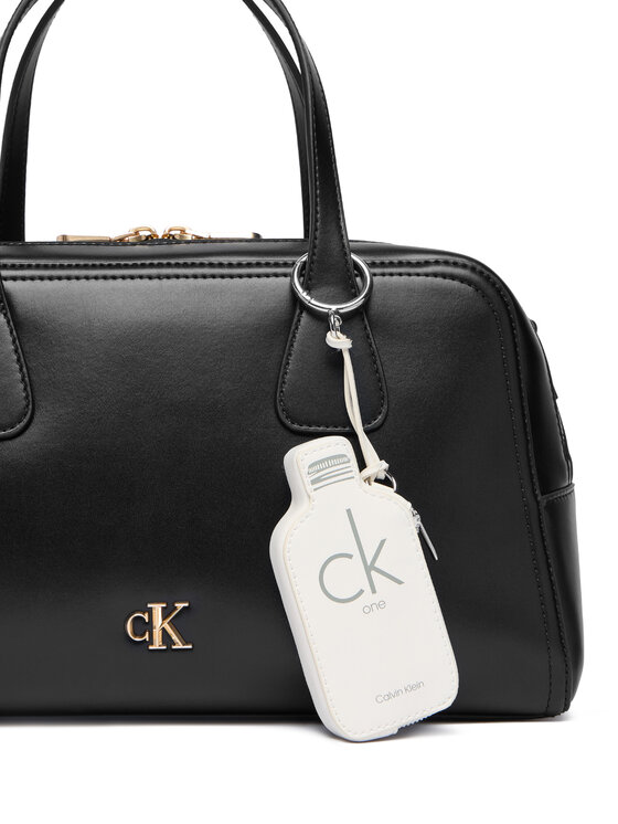 Calvin Klein Breloc Calvin Klein Ck One Bottle Zip Small Pouch LV04F1246G Alb