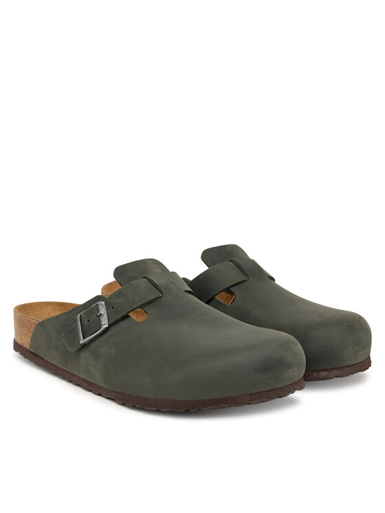 Birkenstock Шльопанці Birkenstock Boston 1032724 Темно-зелений