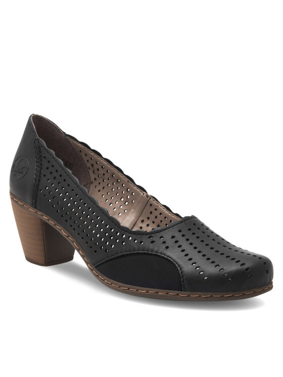 Rieker Pantofi Rieker 40952-00 Negru
