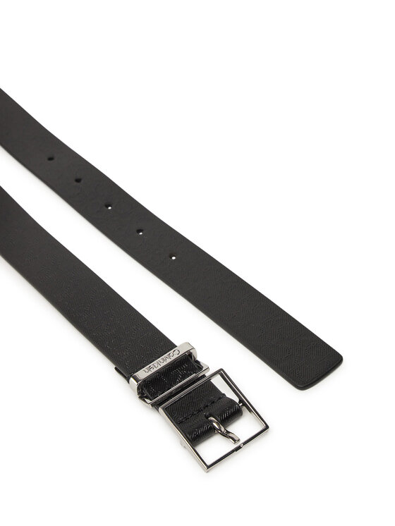 Calvin Klein Dámsky opasok Calvin Klein Branded Loop Square Belt 2.5_Mn K60K613244 Čierna