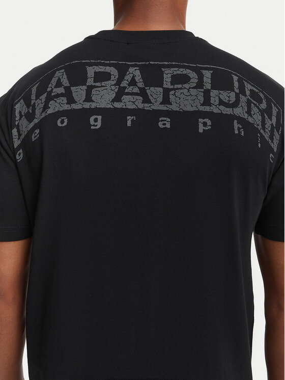 Napapijri Napapijri Camiseta Yourte NP0A8AU2 Negro Relaxed Fit