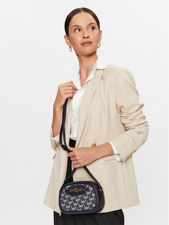 LAUREN RALPH LAUREN Дамска чанта Lauren Ralph Lauren Jordynn 20 431876433008 Тъмносин