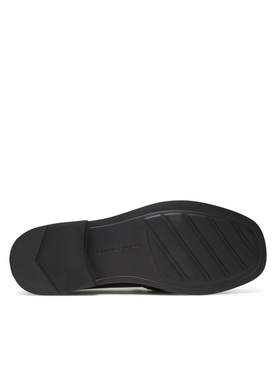 Tommy Hilfiger Mocasini Tommy Hilfiger Crest Squarish Toe Penny Loafer FW0FW08633 Negru