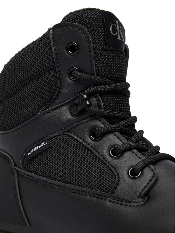 Calvin Klein Апрески Calvin Klein Lace-Up Bootie V3X5-83190-1485 S Черен